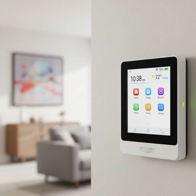 Installation d’un système d’alarme connecté dans une maison individuelle